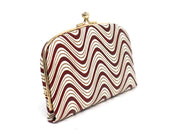 YOKONAMI Waves (Wine) GAMAGUCHI Small Clasp Purse