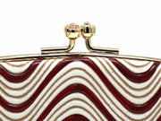 YOKONAMI Waves (Wine) GAMAGUCHI Small Clasp Purse