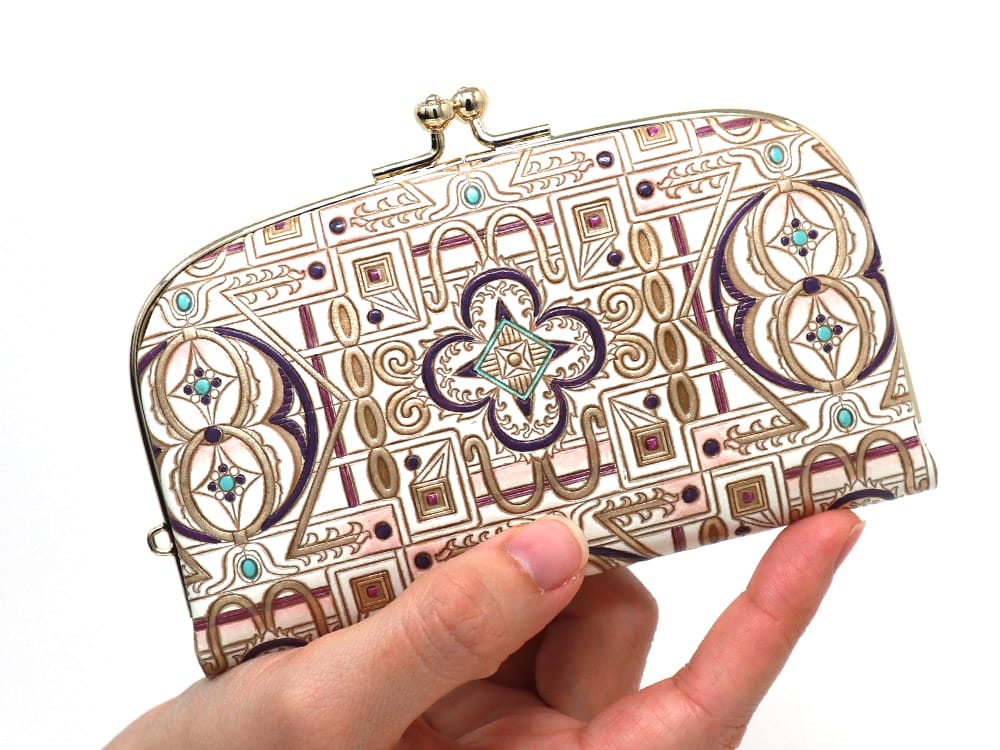Miyabi (Purple) GAMAGUCHI Small Clasp Purse