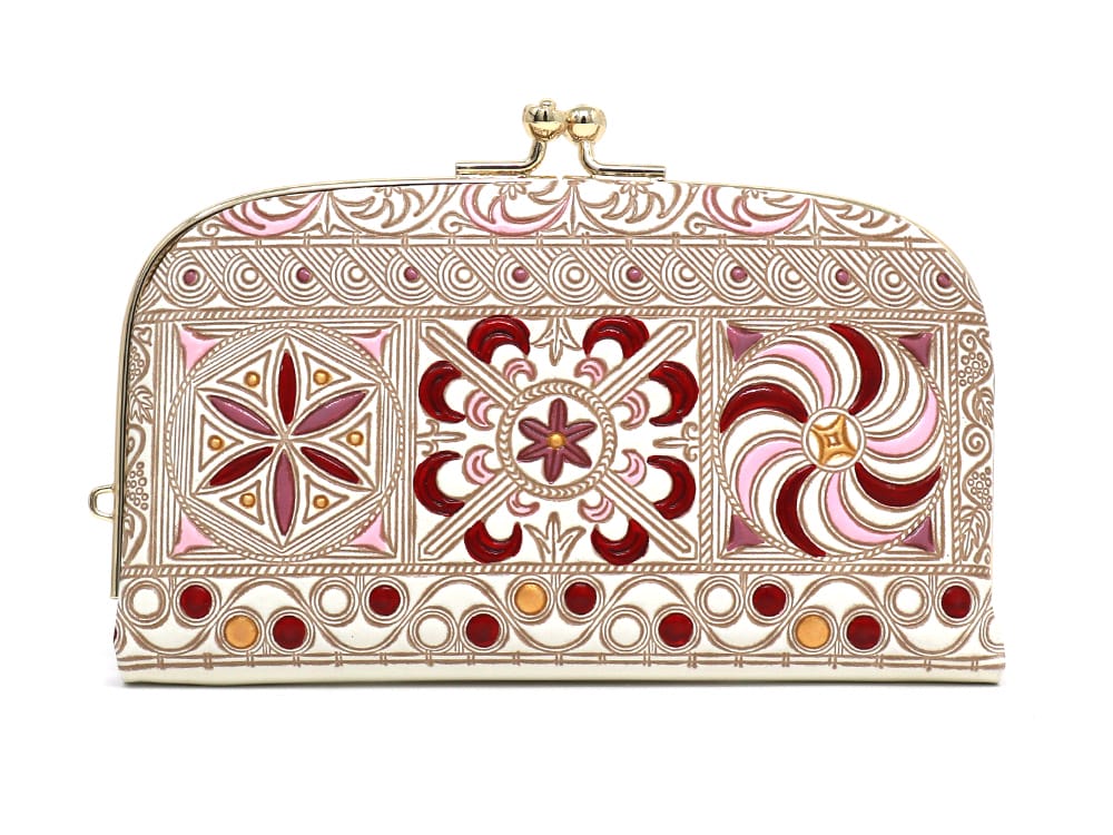 KINSHA - Persia Tiles (Pink) GAMAGUCHI Small Clasp Purse