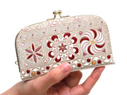 KINSHA - Persia Tiles (Pink) GAMAGUCHI Small Clasp Purse