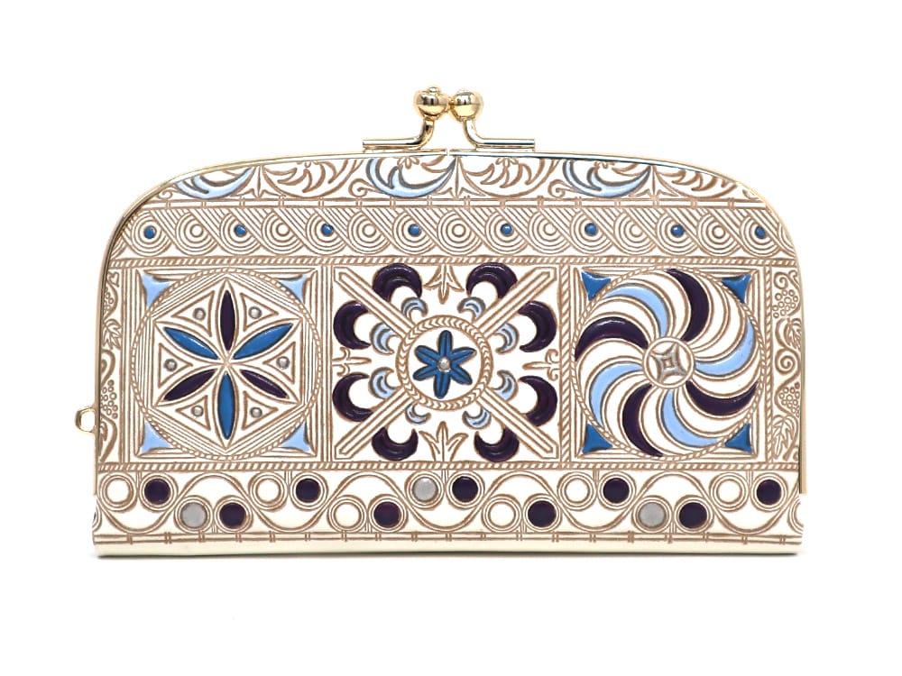 KINSHA - Persia Tiles (Purple) GAMAGUCHI Small Clasp Purse