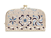 KINSHA - Persia Tiles (Purple) GAMAGUCHI Small Clasp Purse