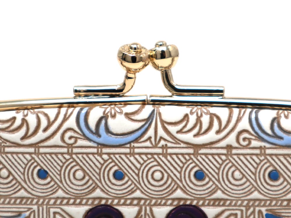 KINSHA - Persia Tiles (Purple) GAMAGUCHI Small Clasp Purse