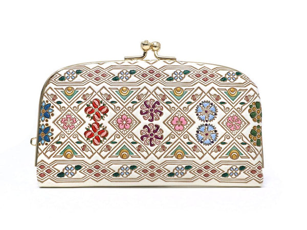 HANABISHI - Traditional Flower Patterns GAMAGUCHI Small Clasp Purse