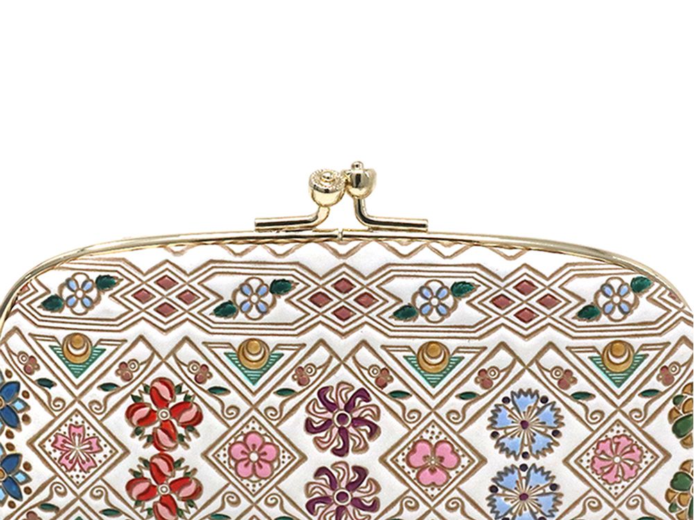 HANABISHI - Traditional Flower Patterns GAMAGUCHI Small Clasp Purse