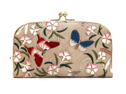 Dianthus Flowers GAMAGUCHI Small Clasp Purse