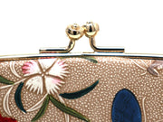 Dianthus Flowers GAMAGUCHI Small Clasp Purse