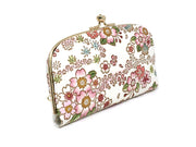 Dancing Cherry Blossoms GAMAGUCHI Small Clasp Purse