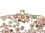 Dancing Cherry Blossoms GAMAGUCHI Small Clasp Purse