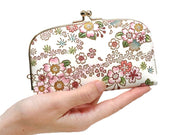 Dancing Cherry Blossoms GAMAGUCHI Small Clasp Purse