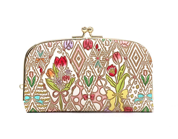 Tulips GAMAGUCHI Small Clasp Purse