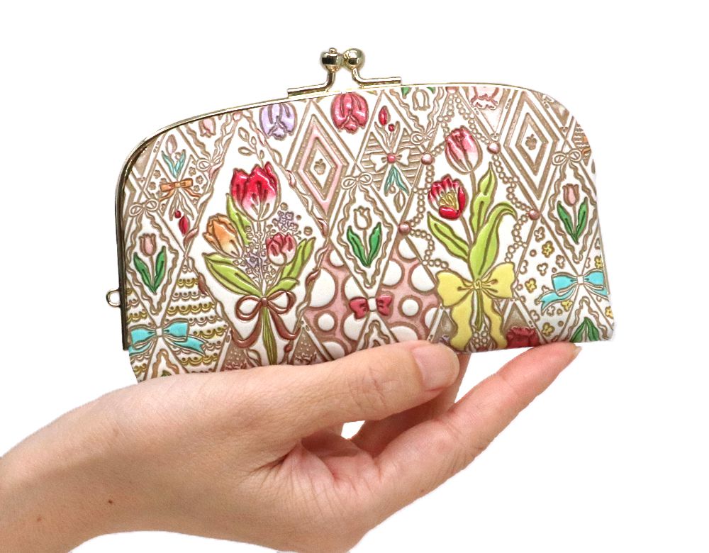 Tulips GAMAGUCHI Small Clasp Purse