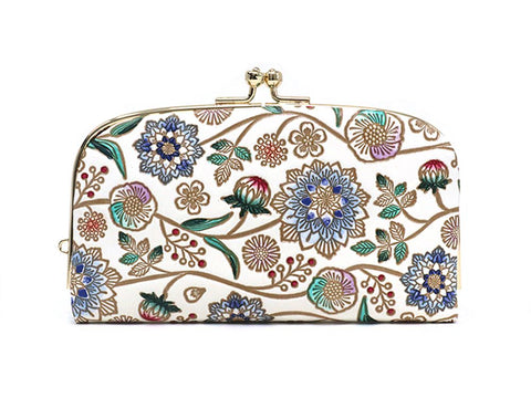Dahlia (Cobalt Blue) GAMAGUCHI Small Clasp Purse