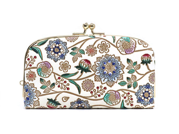 Dahlia (Cobalt Blue) GAMAGUCHI Small Clasp Purse