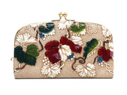 Wild Grapes GAMAGUCHI Small Clasp Purse