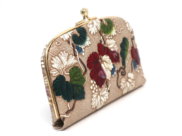 Wild Grapes GAMAGUCHI Small Clasp Purse