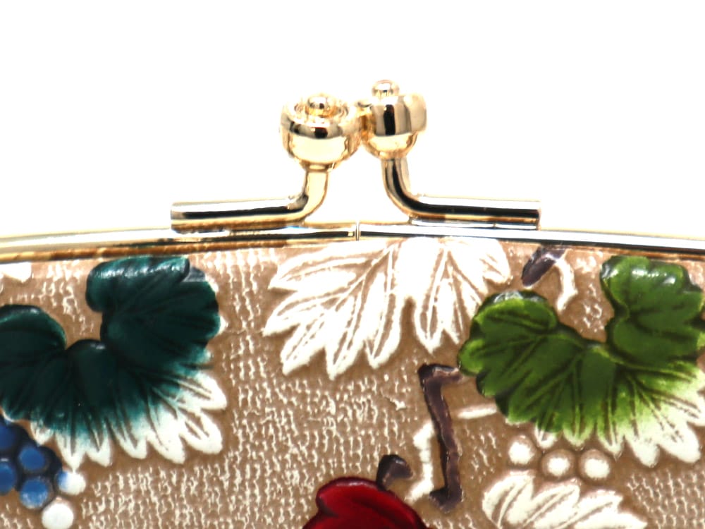 Wild Grapes GAMAGUCHI Small Clasp Purse