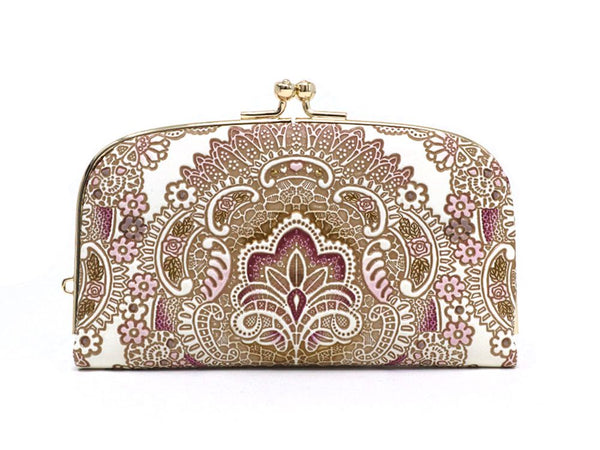 Antique Lace (Pink) GAMAGUCHI Small Clasp Purse