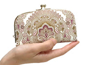 Antique Lace (Pink) GAMAGUCHI Small Clasp Purse