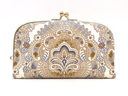 Antique Lace (Blue) GAMAGUCHI Small Clasp Purse