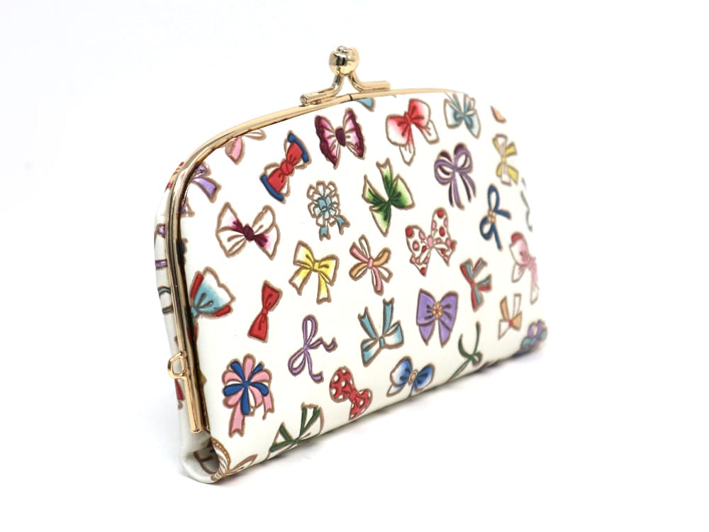 Tiny Ribbons GAMAGUCHI Small Clasp Purse