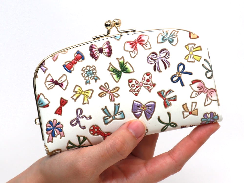 Tiny Ribbons GAMAGUCHI Small Clasp Purse