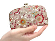 Spring Bloom (Red) GAMAGUCHI Small Clasp Purse