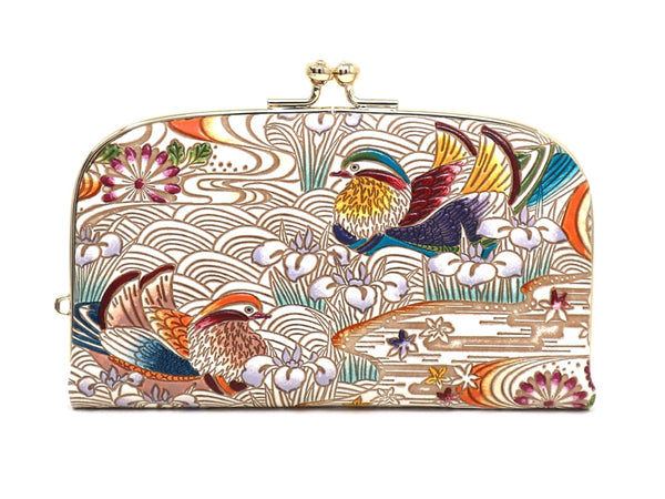 OSHIDORI - Mandarin Ducks GAMAGUCHI Small Clasp Purse