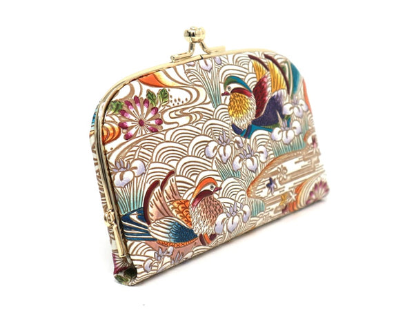 OSHIDORI - Mandarin Ducks GAMAGUCHI Small Clasp Purse