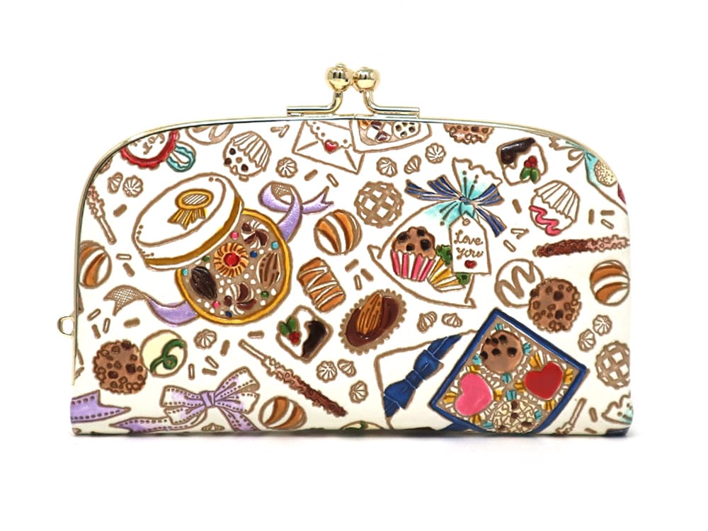 Chocolate GAMAGUCHI Small Clasp Purse