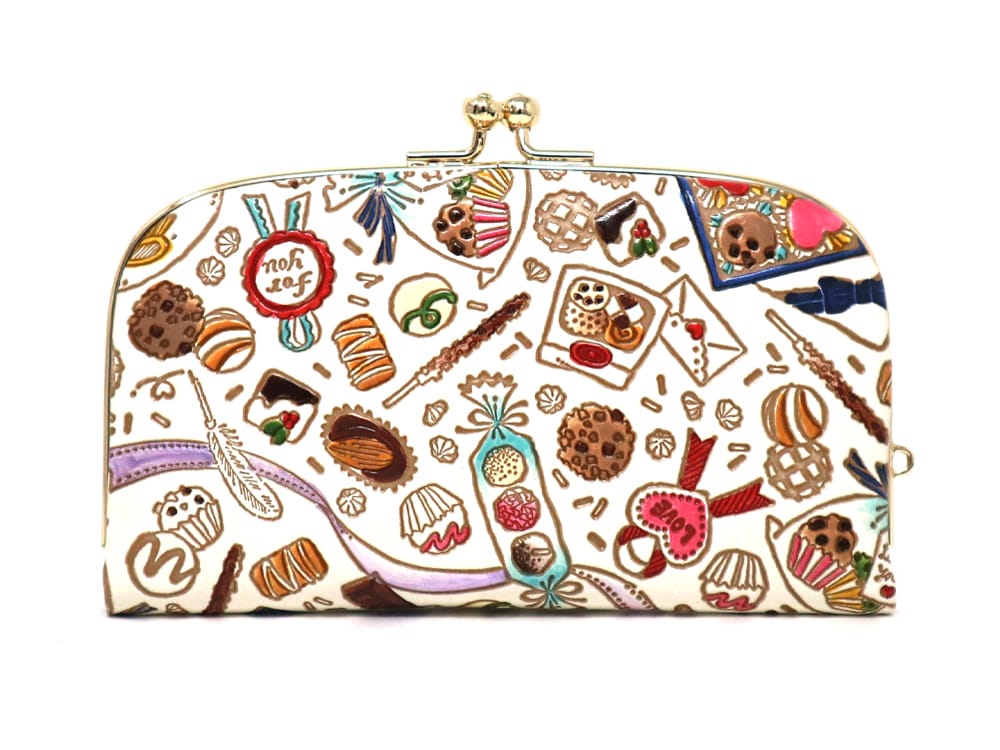 Chocolate GAMAGUCHI Small Clasp Purse
