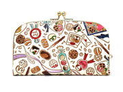 Chocolate GAMAGUCHI Small Clasp Purse
