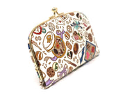 Chocolate GAMAGUCHI Small Clasp Purse