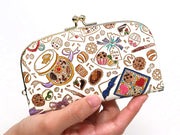 Chocolate GAMAGUCHI Small Clasp Purse