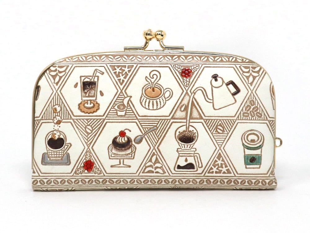 Coffee GAMAGUCHI Small Clasp Purse