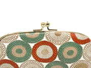 Umbrella Chrysanthemums (Spring Grass) GAMAGUCHI Small Clasp Purse