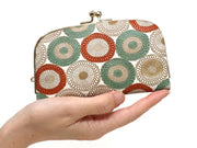 Umbrella Chrysanthemums (Spring Grass) GAMAGUCHI Small Clasp Purse