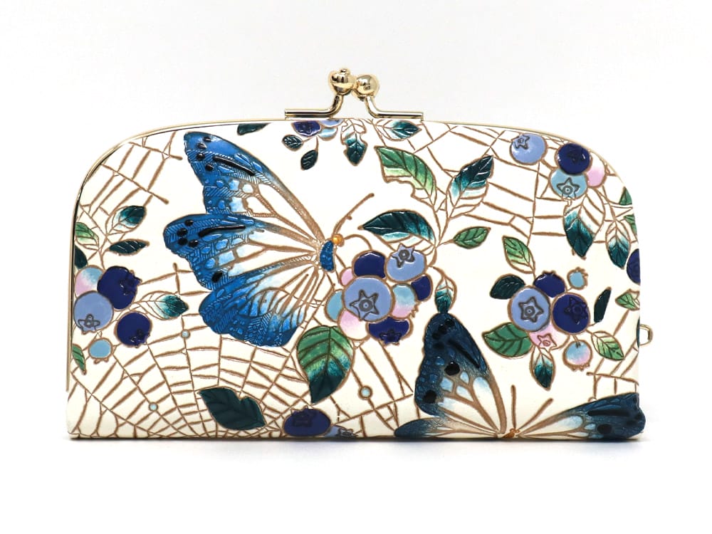 Blueberry (Navy) GAMAGUCHI Small Clasp Purse