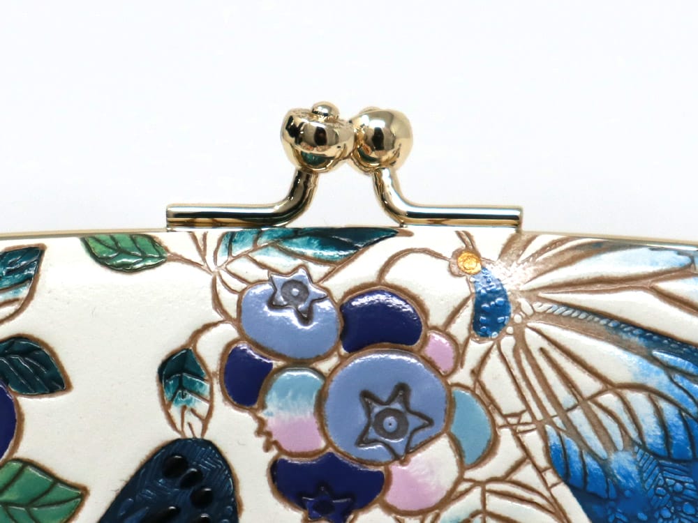Blueberry (Navy) GAMAGUCHI Small Clasp Purse