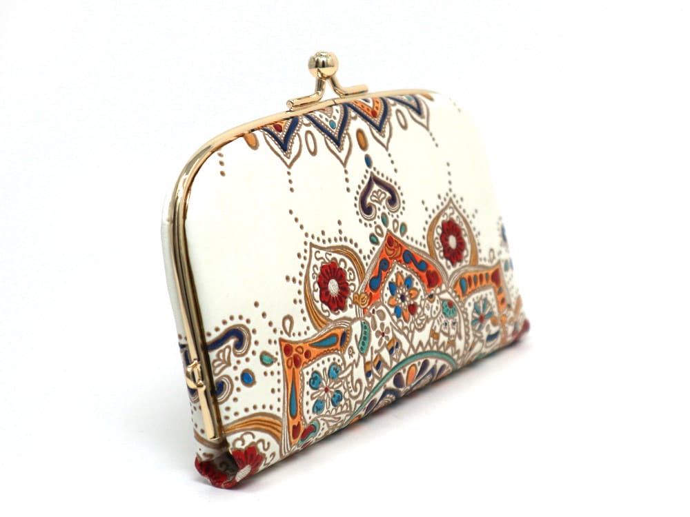 Elephant Carnival GAMAGUCHI Small Clasp Purse