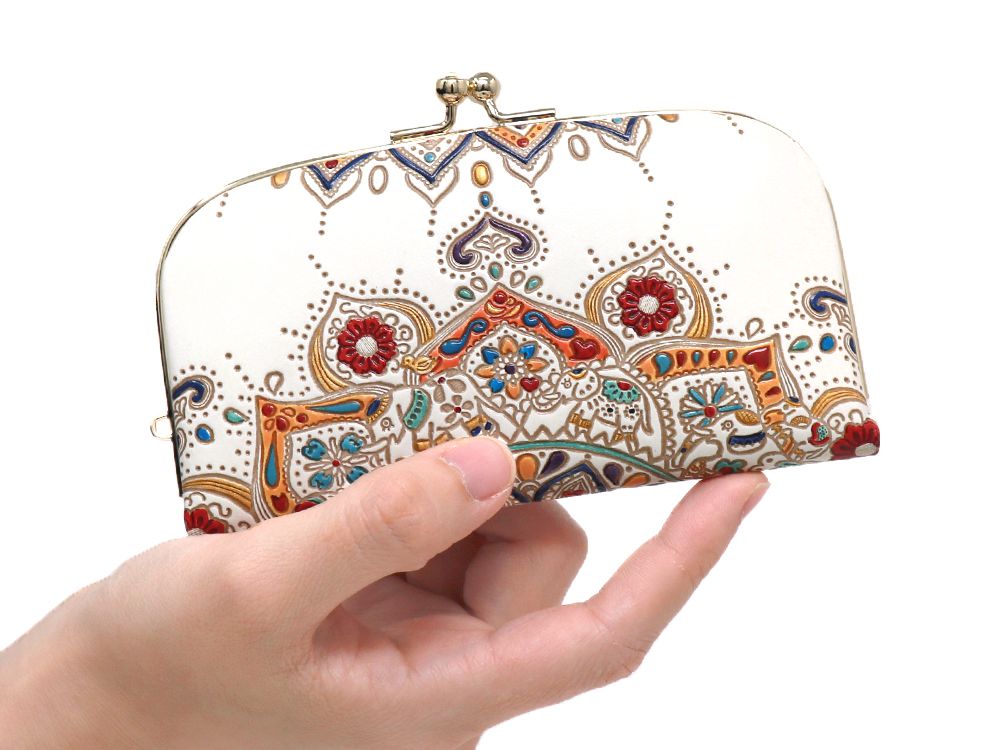 Elephant Carnival GAMAGUCHI Small Clasp Purse