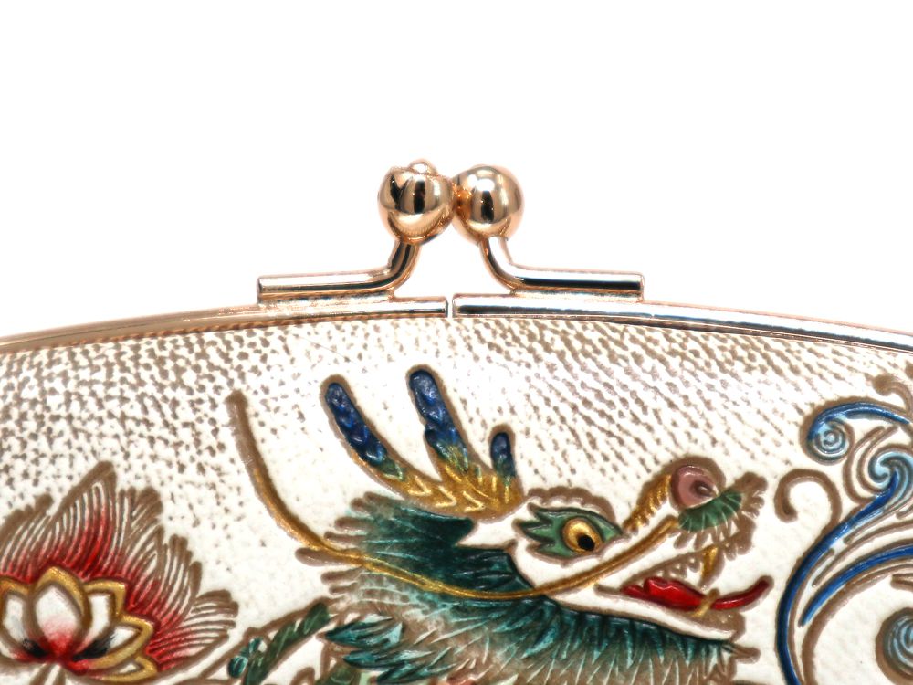 Chinese Zodiac: Flower Dragon GAMAGUCHI Small Clasp Purse