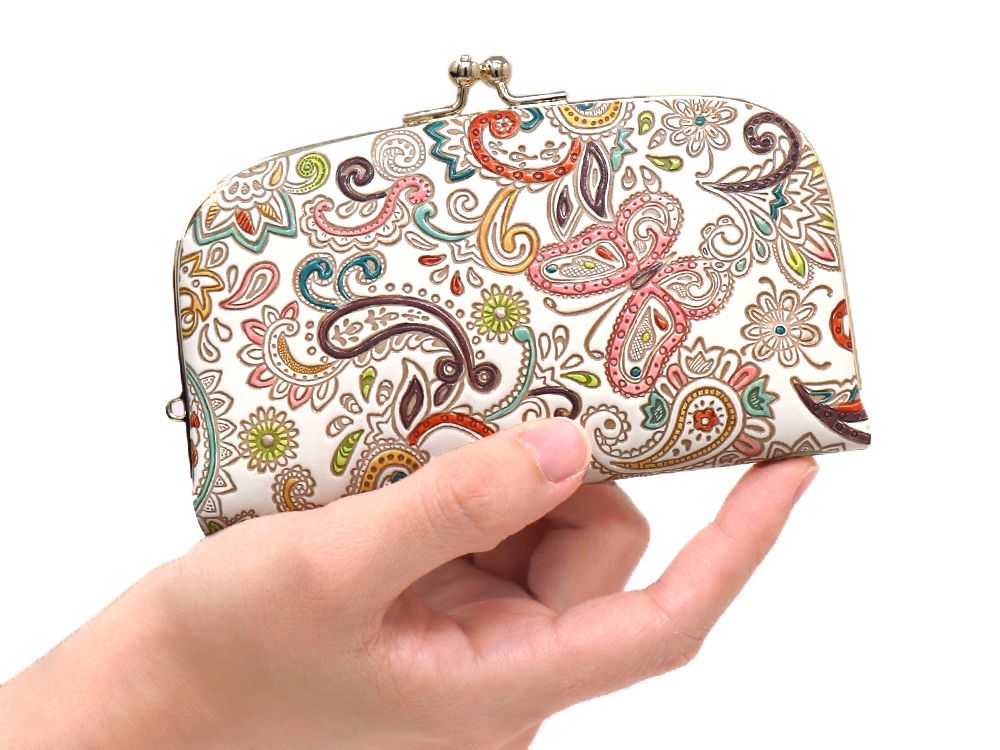 Paisley GAMAGUCHI Small Clasp Purse
