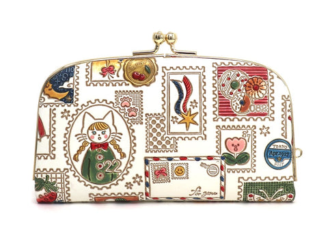 Stamps GAMAGUCHI Small Clasp Purse