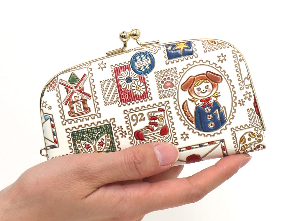 Stamps GAMAGUCHI Small Clasp Purse