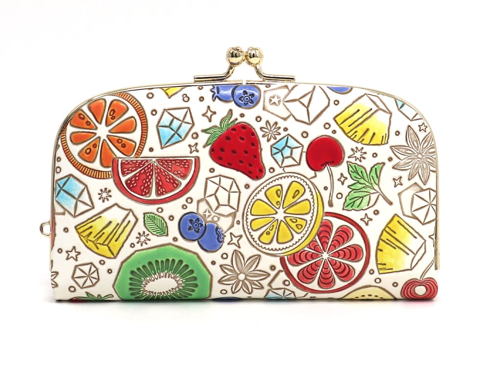 Fruit Punch GAMAGUCHI Small Clasp Purse