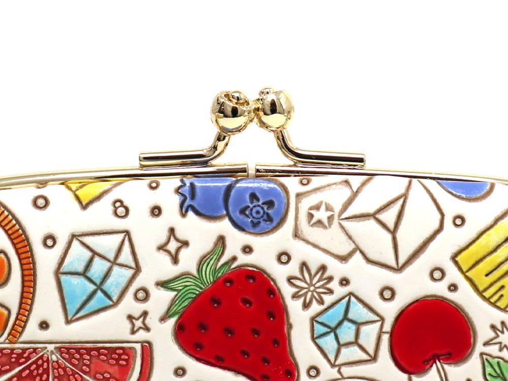 Fruit Punch GAMAGUCHI Small Clasp Purse