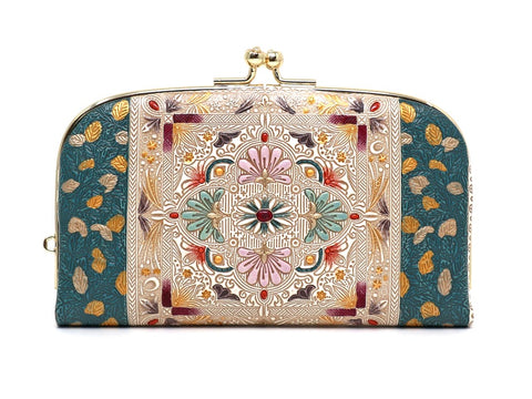 Golden Tapestry GAMAGUCHI Small Clasp Purse