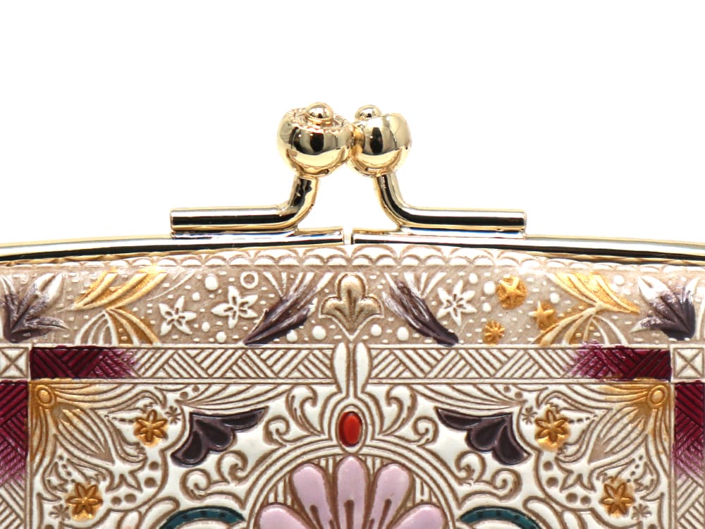 Golden Tapestry GAMAGUCHI Small Clasp Purse